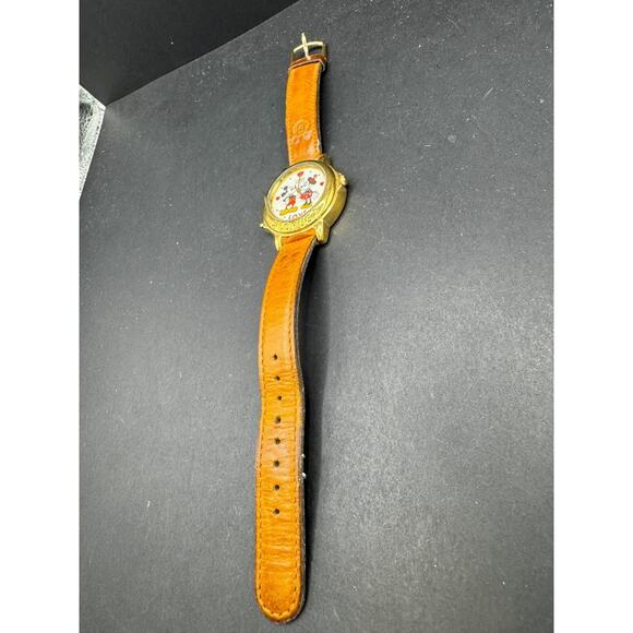 Lorus Disney Musical Mickey & Minnie Love Watch With Brown Leather Band main image 4
